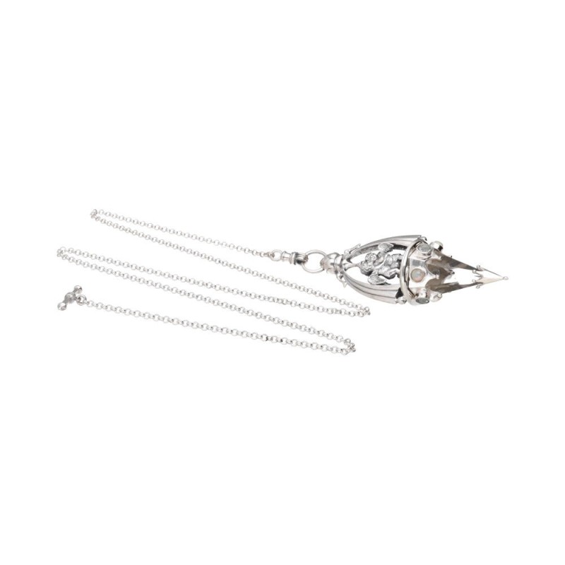 Pendolo 60cm Gotland Angeli con Opale e Topazio in Argento Sterling 925