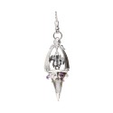 Pendulum 25cm Gotland Angels with Opal and Amethyst in Sterling Silver 925