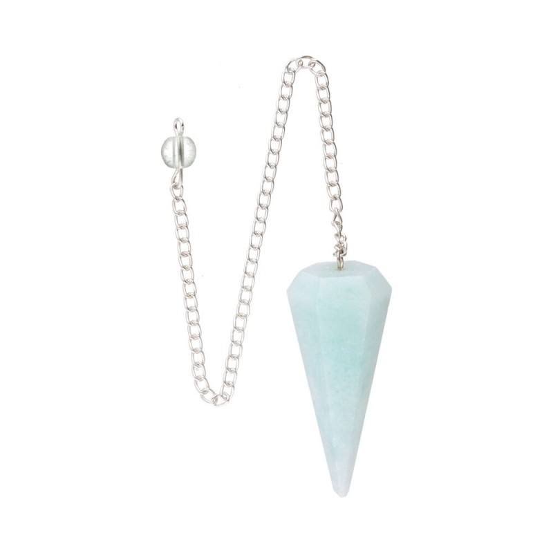 Pendolo Faccettato in Aragonite Blu (61)