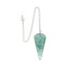 Pêndulo Facetado de Fluorite Verde (62)