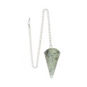 Pendolo Facettato di Prehnite (63)