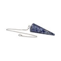 Pendule en sodalite facettée (66)