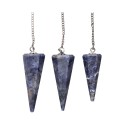 Sodalite Faceted Pendulum (66)