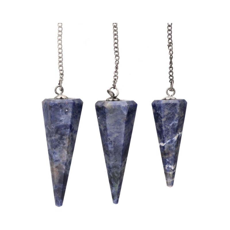 Pendolo Faccettato in Sodalite (66)