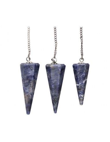 Sodalite Faceted Pendulum (FAC9)
