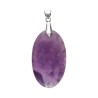 Pendentif cabochon en améthyste