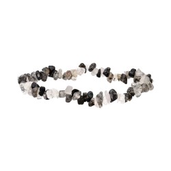 Bracciale Chip di Quarzo Tormalinato
