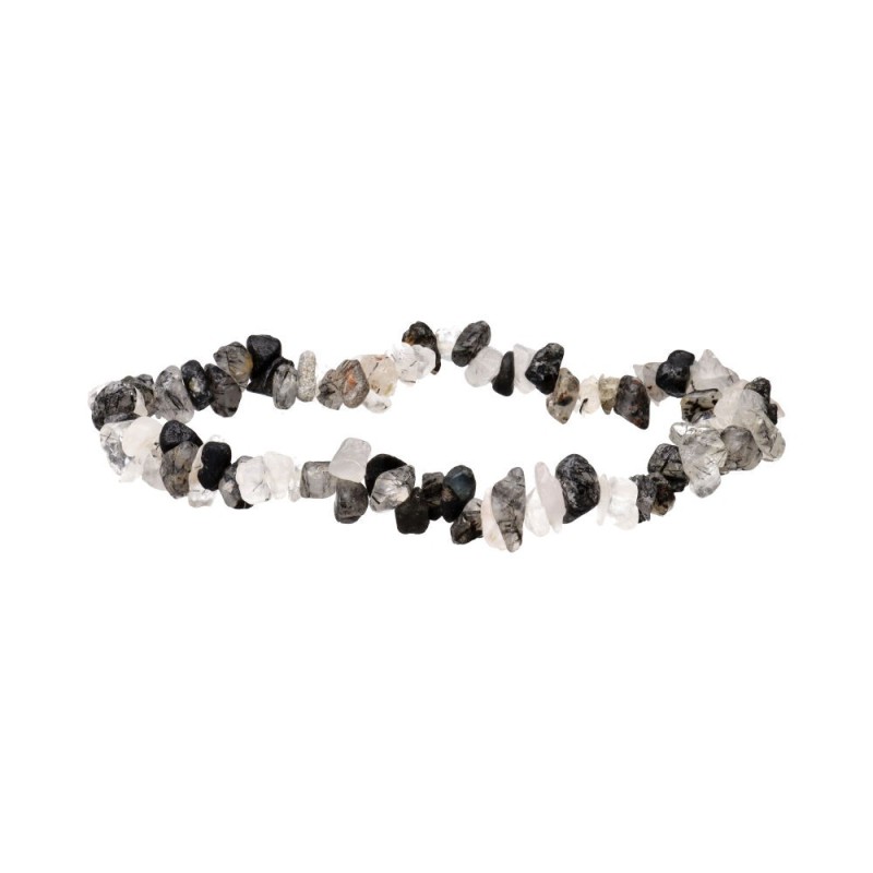 Bracciale Chip di Quarzo Tormalinato