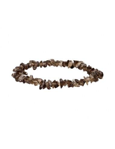 Bracciale con chip di quarzo fumé
