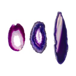 Piccola Placca di Agata Viola Tinta