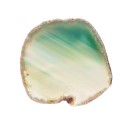Small Green Tinted Agate Plate