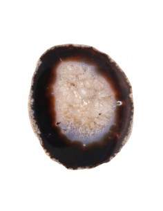 Piastra di Agata Nera Tinta...