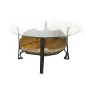MGA20 Heated Citrine Geode Table MGA20