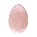 Ovo gigante de quartzo rosa