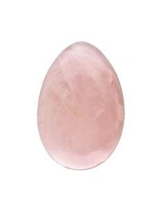 Uovo gigante di quarzo rosa 2