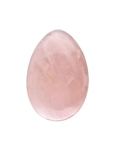 Uovo gigante di quarzo rosa