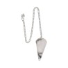 Faceted Tourmaline Quartz Pendulum (FAC49)