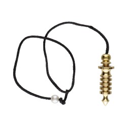 Pendolo Isis 4 Batterie con Testimone Piccolo in Bronzo (PEND75)