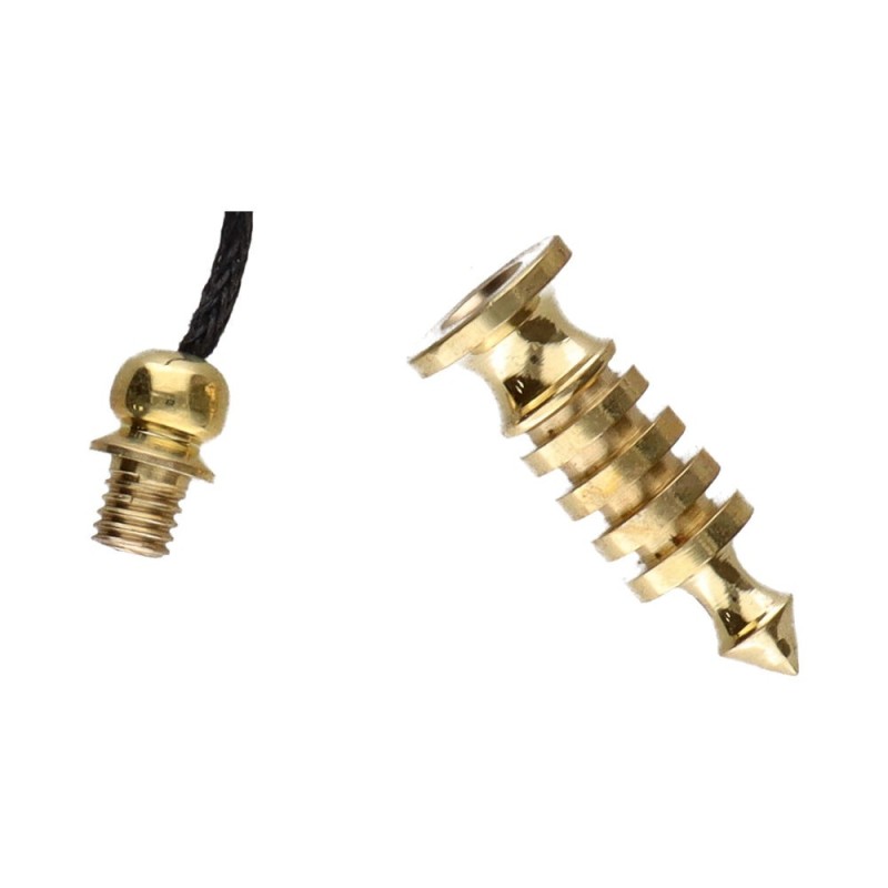Pendolo Isis 4 Batterie con Testimone Piccolo in Bronzo (PEND75)