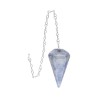 Blue Quartz Faceted Pendulum (FAC47)