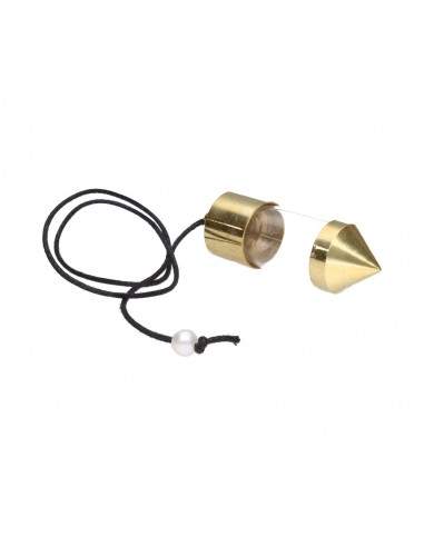 Pendule avec grand témoin en bronze...