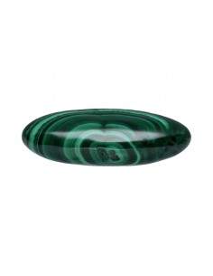 Flat Oval of Malachite 2