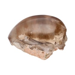 Quartz chamanique poli avec base brute