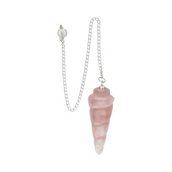 Pendolo Spirale di Quarzo Rosa (81)