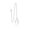 Pêndulo com gota de quartzo branco (GOT5)