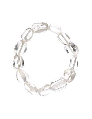 Pulsera Rotolato di Quarzo Bianco