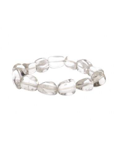 Pulsera Rotolato di Quarzo Bianco