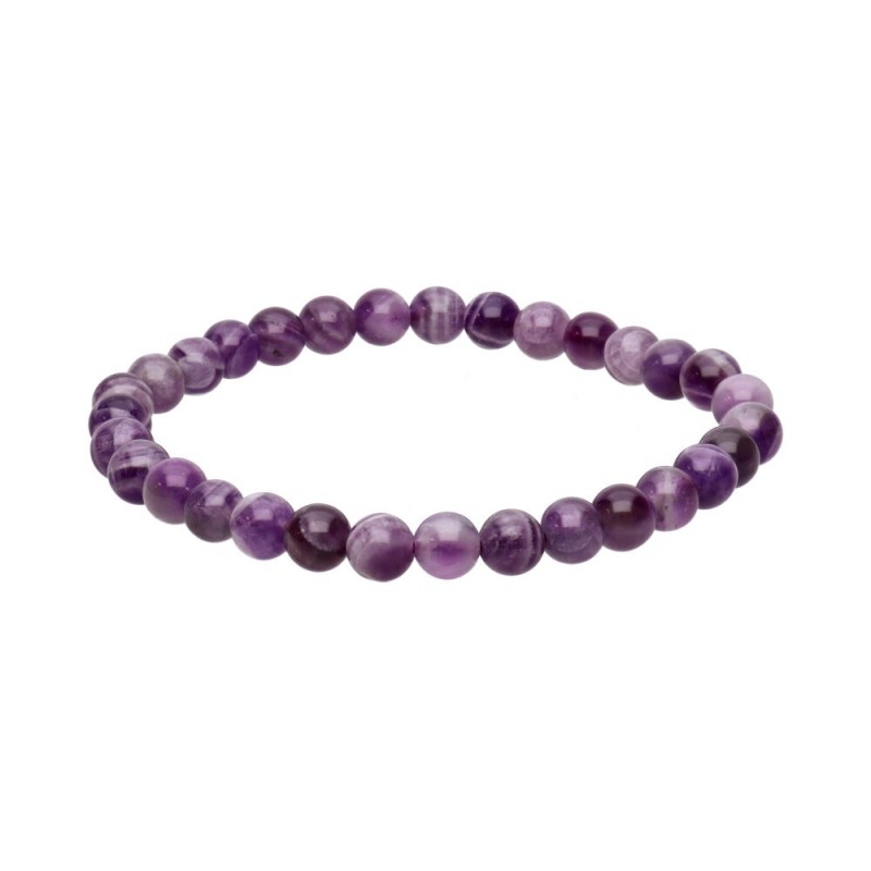 Bracciale Amatista Chevron 6 mm