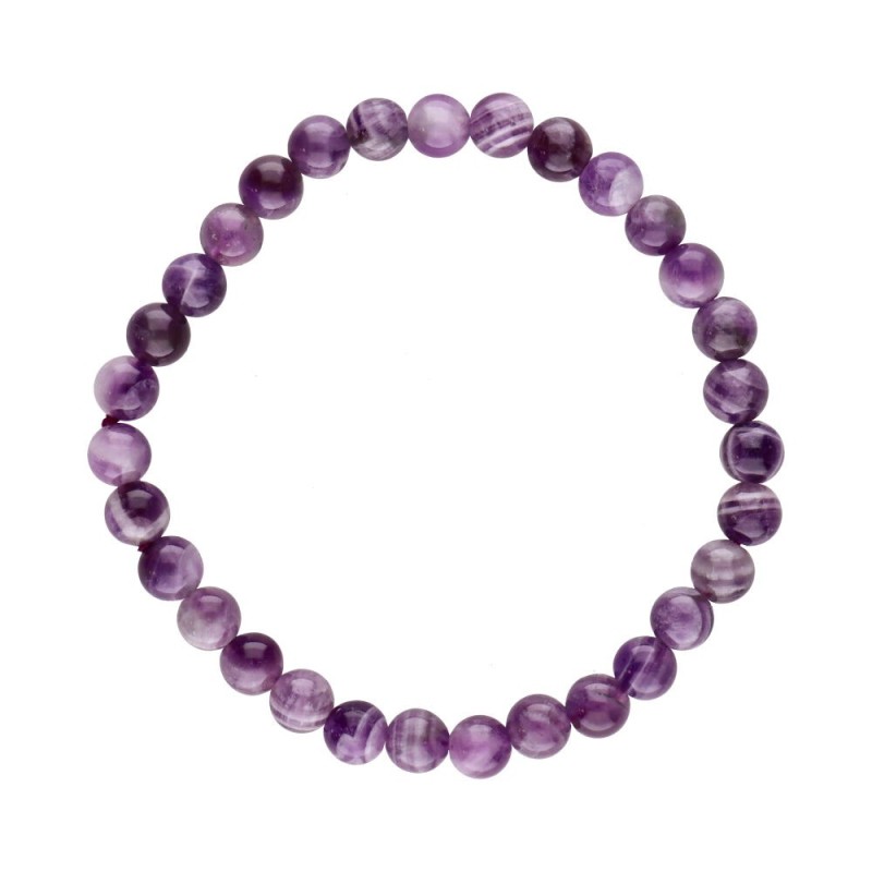 Bracciale Amatista Chevron 6 mm