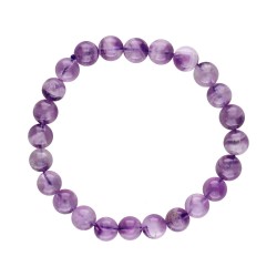 Bracciale in Amatista Chevron 8mm