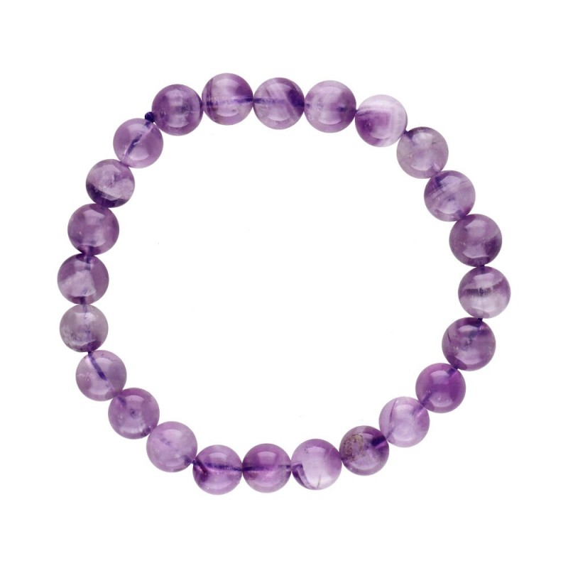 Bracciale Amatista Chevron 8 mm