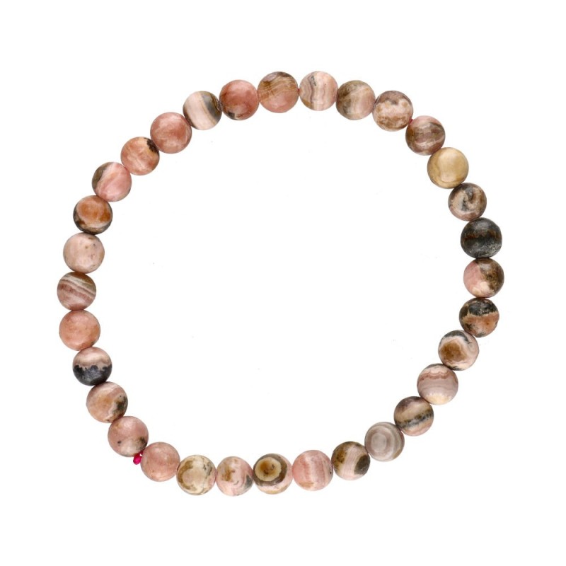 Bracciale in Rodocrosite 6mm