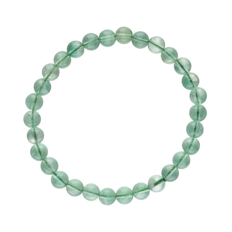 Bracciale in Fluorite Verde 6mm