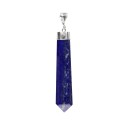 Pendentif Lapis Lazuli en argent 925 à pointe polie