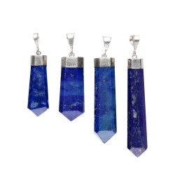 Pendente Punta Lucida di Lapislazzuli in Argento Sterling 925