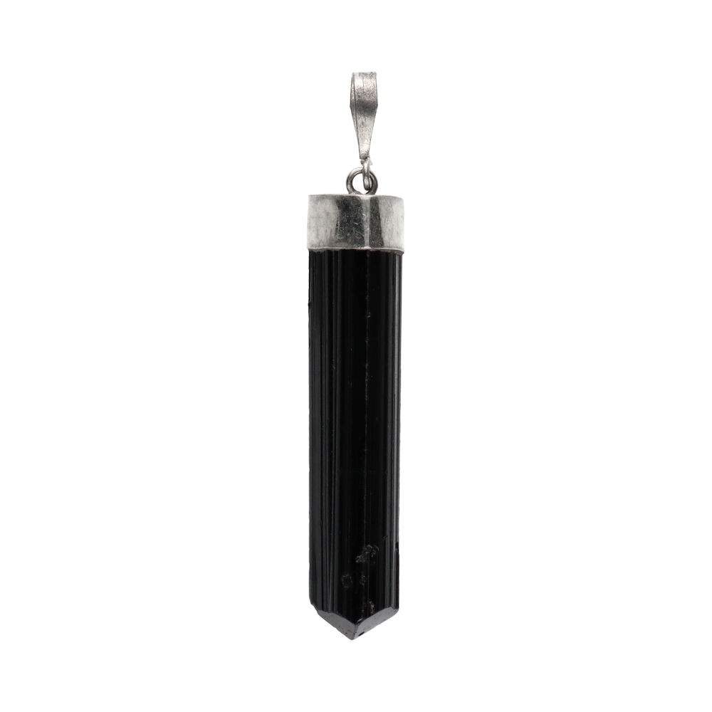 Sterling Silver 2024 Black Tourmaline Pendant