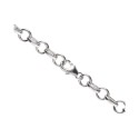 Petit bracelet en rhodochrosite en argent 925