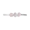 Bracciale in Morganite Grezza in Argento Sterling 925