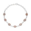 Small Adularia Bracelet in Sterling Silver 925