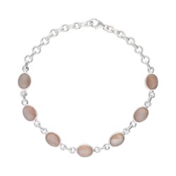 Bracciale in Adularia Piccolo in Argento Sterling 925