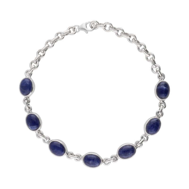 Bracciale in Sodalite Piccolo in Argento Sterling 925