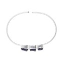 Pulseira de Iolite de Brilho de Prata de Lei 925
