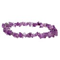 Bracciale con chips di ametista