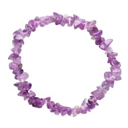 Bracciale con chips di ametista