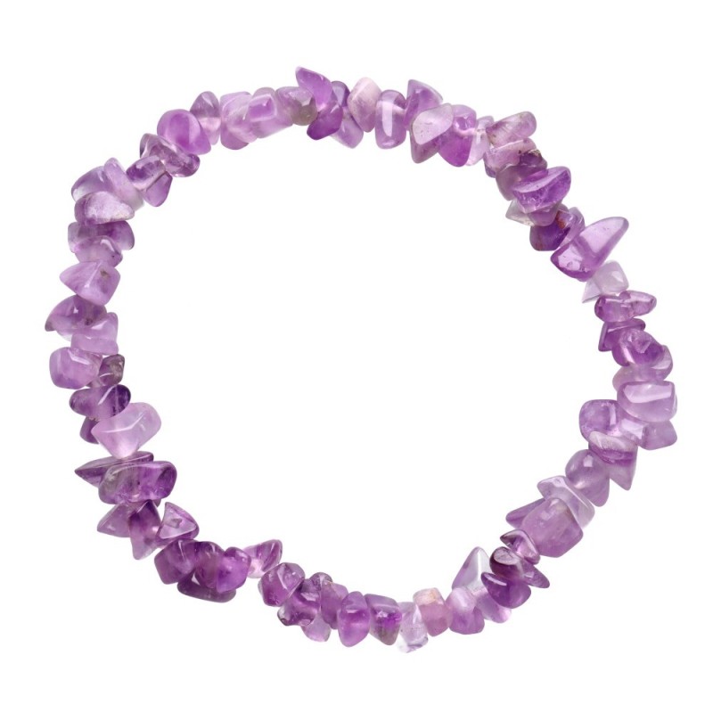 Bracciale con chips di ametista