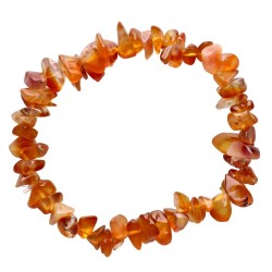 Bracciale con chips di corniola